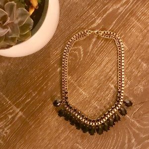 Black and Gold Chunky Necklace